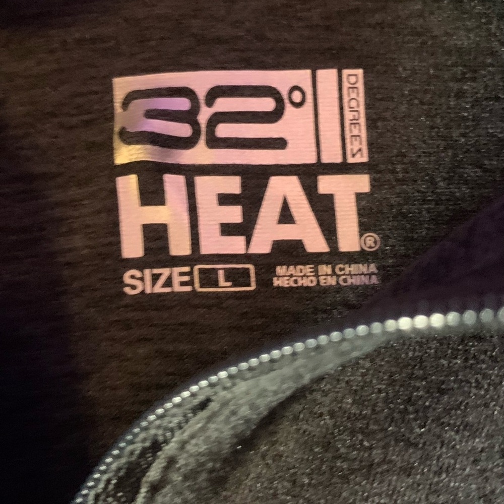 32 Degrees Black Long Sleeve Quarter-Zip Pullover - Picture 2 of 3